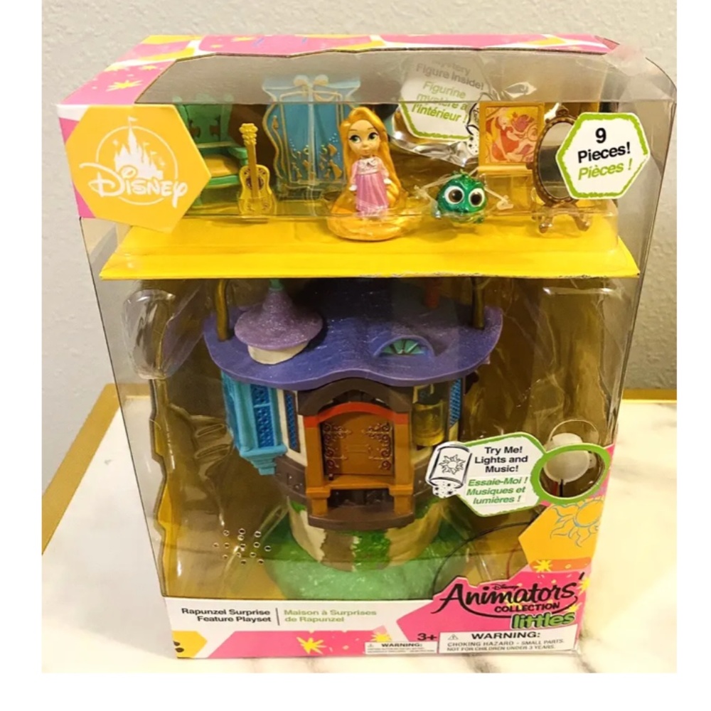 NEW Disney Animators Littles RAPUNZEL Surprise Playset Toy Set